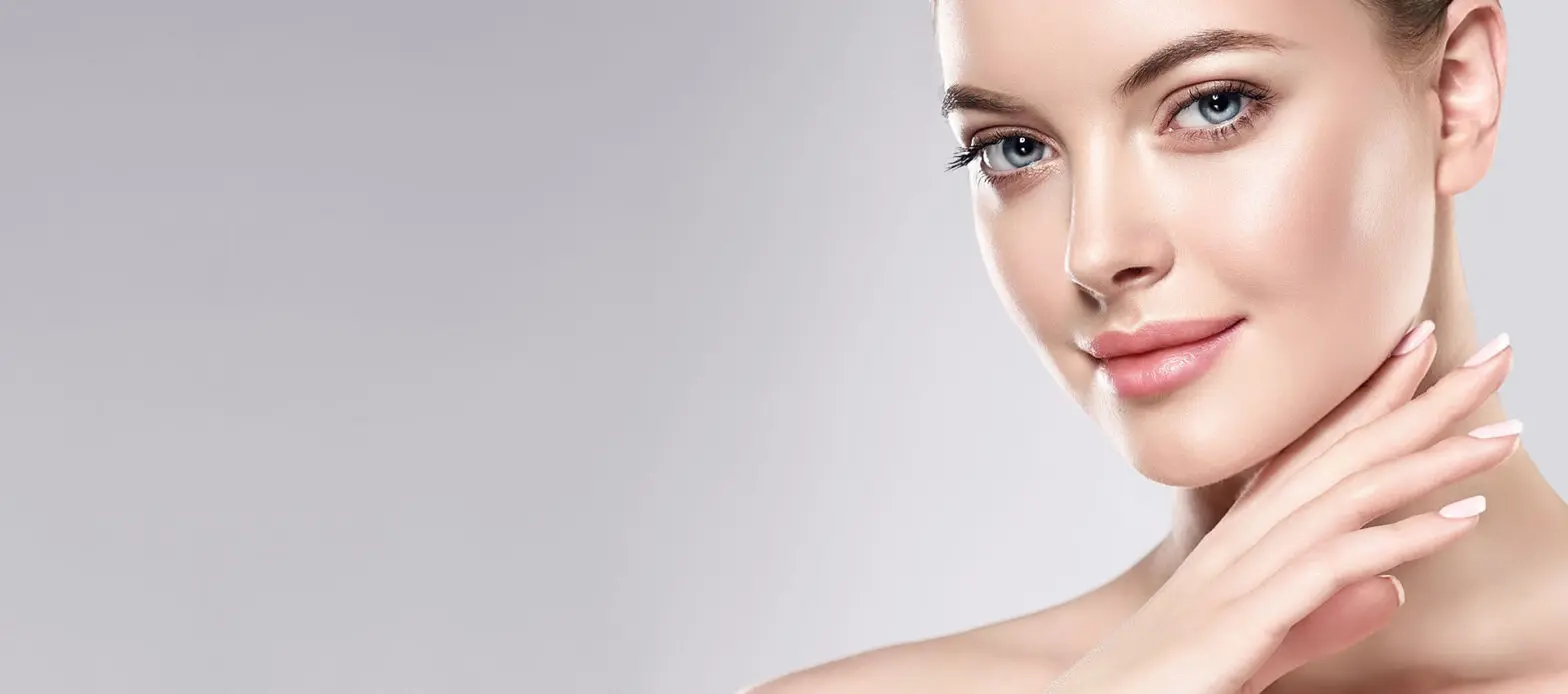 A woman's face, illustrating facial plastic surgery at Novelle Aesthetics